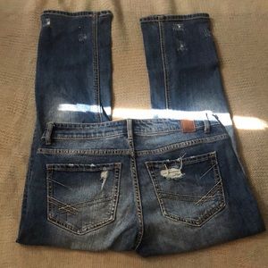 BKE denim Payton capris, size 29, medium wash, worn once